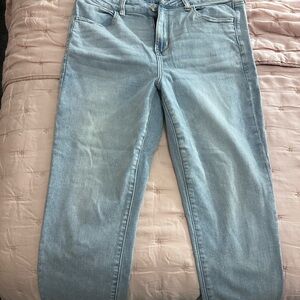 American Eagle Outfitters Light Blue Straight Leg Jeans